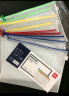 得力(deli)10只4色混装拉链袋 A4软质小学生科目分类文件袋 试卷收纳 办公学习用品  10袋装 27040 实拍图
