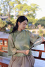 妍莉芬（yanlifen）新中式禅意茶服旗袍套装女日常改良汉服文艺国风显瘦温柔连衣裙夏 禅意茶服旗袍两件装 L 实拍图