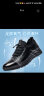 老人头（LAORENTOU）男鞋头层牛皮男单鞋防滑运动鞋男士休闲皮鞋 A90147 黑镂空 40  晒单实拍图