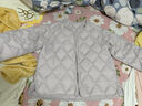 雪中飞轻薄短款羽绒服女小V领鸭绒保暖舒适短外套 丁香紫 2XL 实拍图