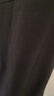 杉杉（FIRS）【含桑蚕丝】休闲裤男士四季薄款商务通勤抗皱透气男裤 黑色 33  实拍图
