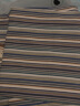 黄河口老粗布床单纯棉 条纹床单单件纯棉加厚床单 粗布床单夏季老粗布被单床单 英伦蓝彩条 1.8/2.0m床三件套( 2枕套+1床单) 实拍图