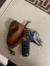 ANDSEEYOU品牌 锁匙包男 头层牛皮大容量汽车钥匙包真皮车遥控器收纳腰挂包 茶色 实拍图