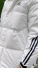 adidas 600蓬保暖连帽鸭绒羽绒服面包服男装阿迪达斯官方轻运动 白 AXL 晒单实拍图