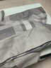 MUJI 柔软洗棉被套套装 枕套套装 床上用品三/四件套纯棉学生宿舍床单 灰色大格纹 加大双人用适用1.8米床 床单款 被套220*240cm 实拍图