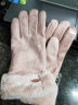 迷人微笑 手套女冬季女士韩版保暖手套可爱卡通户外触屏加厚五指手套女学生 粉色 晒单实拍图