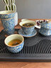 不拙冰裂青花功夫茶具套组家用办公复古中式泡茶壶茶盘喝茶杯一套 4-盖碗中千里江山轻畅版套 1件 实拍图