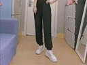 芭布笛冰丝休闲运动裤女夏季薄款裤子宽松束脚运动灯笼裤 实拍图