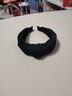 明夫人发箍韩版简约宽边布艺头饰发卡子头箍发夹发带日韩发饰品淑女百搭 黑色 实拍图