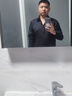 海澜之家（HLA）长袖针织衫男款轻商务纯羊毛保暖毛衣男春秋旷野美拉德 HNZAW3W023A黑色F9 M 170/88A 推荐125~136斤 实拍图