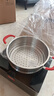 菲仕乐小红柄系列24厘米钢盖双柄深汤锅(带屉)不锈钢双层蒸锅 实拍图