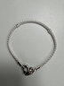 潘多拉（PANDORA）银色真心手链925银心形链扣简约情侣款生日礼物送女友 饰钉手链 19CM(建议120-130斤) 实拍图