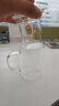 全度加厚高硼硅透黑玻璃杯三件杯韩式办公茶水分离器家用男女个人水杯 直身透明杯【平盖款】 400ml 1只 晒单实拍图