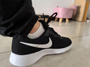 耐克（NIKE）官方男女鞋 Tanjun 冬季网面透气情侣休闲运动鞋轻便跑步鞋 经典黑白(脚肥/宽/背高/拍大1码) 42.5 实拍图