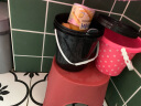 佳叶加厚PP塑料桶食品级包装桶甜面酱料腌菜桶密封水桶冰粉小水桶胶桶 1L（可装水2斤） 白色1个 实拍图