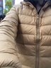 鸭鸭佟丽娅同款轻薄羽绒服女新款时尚修身短款冬连帽轻便时尚外套KXM 黄色 L 实拍图