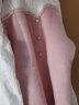 YUDA蕾丝连衣裙女秋冬季2024年新款女装半高领拼接毛衣裙小个子打底裙 粉色连衣裙 XL 建议115--125斤 晒单实拍图