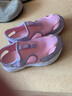 亚瑟士亚瑟士童鞋夏季新款男女儿童凉鞋款透气运动跑步鞋 701粉紫色 33 实拍图