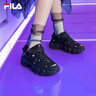 FILA 斐乐女鞋猫爪鞋3代老爹鞋休闲运动鞋缓震厚底慢跑鞋FLUID Ⅲ 黑-BK 38 实拍图