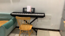 雅马哈（YAMAHA）电钢琴P48B专业便携88键重锤键盘初学家用儿童教学数码钢琴P48 P48B+X架+单踏板 实拍图