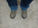 领航骆驼单棉同款 户外运动鞋时尚登山鞋休闲鞋男士硬汉徒步鞋 加绒款丨棕色 42 实拍图