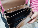 伊梵络小包包女包2024潮小众百搭时尚宽肩带斜挎包复古百搭小方包 咖啡色 实拍图