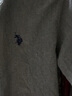 U.S. POLO ASSN.长袖衬衫男春秋纯棉牛津纺商务休闲宽松免烫透气男衬衣灰色L 实拍图