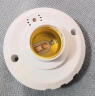 德力西（DELIXI）LED球泡楼道感应节能灯E27螺口灯头声光控灯座(不含灯泡）单只装 实拍图