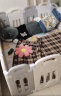 德驰（DECHI）可折叠免安装婴儿游戏围栏宝宝防护栏客厅室内家用儿童爬行垫地上 双卡扣免安装可折叠250*180+球架 晒单实拍图