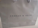 CHARLES&KEITH钥匙锁链条单肩手提腋下包斜挎女包送女友生日礼物CK2-20271269 Noir黑色 S 实拍图