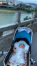 威可迪（Wikider） 婴儿推车婴儿车可坐可躺 双向高景观大轮避震新生儿童宝宝手推车 天蓝色 实拍图