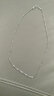 YOUR-D999足银项链女银链子无吊坠银链子锁骨链裸链2024年新款锁骨配链 999足银元宝链-40cm 实拍图