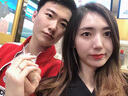 慕洛菲纯999足银情侣戒指镶钻男女士结定求婚对戒生日礼物送女友老婆 永恒挚爱（八仓直发，可分开发货） 实拍图