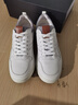 零度Zero运动休闲鞋男2025真皮柔软轻质小白鞋日常百搭低帮高尔夫鞋子 白色 41 (255mm) 【皮鞋尺码】 实拍图