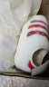 adidas「面包鞋」PUFFYLETTE保暖运动棉鞋男女阿迪达斯官方三叶草 白/红 36.5(225mm) 晒单实拍图