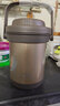 膳魔师（THERMOS）焖烧锅真空不锈钢保温炖锅大容量多用节能保温汤锅饭盒TCRA-1800 金色 1.8L 实拍图