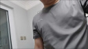 李宁短袖T恤速干【线下同款】运动短袖男女吸汗透气跑步上衣灰色 XL 晒单实拍图