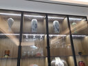 傲世景德镇陶瓷器中式富贵竹插花瓶水培工艺品客厅摆件茶室装饰品摆设 墨彩梅兰竹菊方瓶（配旋转底座） 实拍图