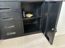 办公室文件柜铁皮柜家用矮柜工具储物柜抽屉带锁柜子杂物收纳柜子 灰色偏三保矮柜 晒单实拍图