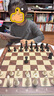 华圣国际象棋套装三合一双陆棋跳棋磁性棋子便携折叠式游戏棋2804 实拍图