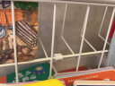 SOFS儿童书架可移动宝宝绘本架婴幼儿图书本玩具收纳架简易铁艺小书柜 【推荐】XL码(5+1层) 3盒 无轮子 实拍图