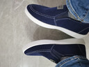 回力一脚蹬男鞋老北京布鞋子男士秋冬季帆布鞋男运动休闲懒人工作板鞋 黑白0009 41 实拍图