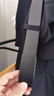 罗梅达尔（Rommedal）皮带男高档无牙自动扣牛皮商务休闲裤腰带父亲皮带男士生日礼物 黑色平纹 110cm 实拍图