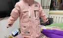 雪中飞（SNOWFLYING）雪中飞儿童羽绒服洋气男童中大童工装女童中长款保暖羽绒服 藕粉 140 实拍图