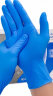 英科医疗（INTCO）一次性手套丁腈加厚耐用款清洁劳保工业耐磨蓝色防护手套L大码 实拍图