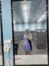 美津浓（MIZUNO）泳衣女士连体裙摆速干防晒大码温泉泳装保守显瘦游泳衣A1322紫2XL 实拍图