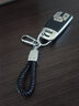 车佰伦（carblun）适用于2023款奥迪钥匙套A4L Q5L Q7 TTS 钥匙包A5钥匙扣壳男女款 奥迪B款漆皮【铂金银】八字双扣 实拍图
