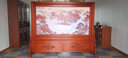 明丽缘定制中式实木屏风公司办公室遮挡客厅入户风水隔断风水玄关 尺寸高180cm*宽200cm高端精品 实拍图