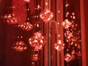 京唐  新年装饰灯led彩灯红灯笼闪灯阳台春节过年红灯笼窗帘冰条灯 实拍图