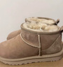 UGG美版雪地靴休闲经典迷你短靴舒适短筒靴 1116109 1116109女款SAND-沙栗色 36 实拍图
